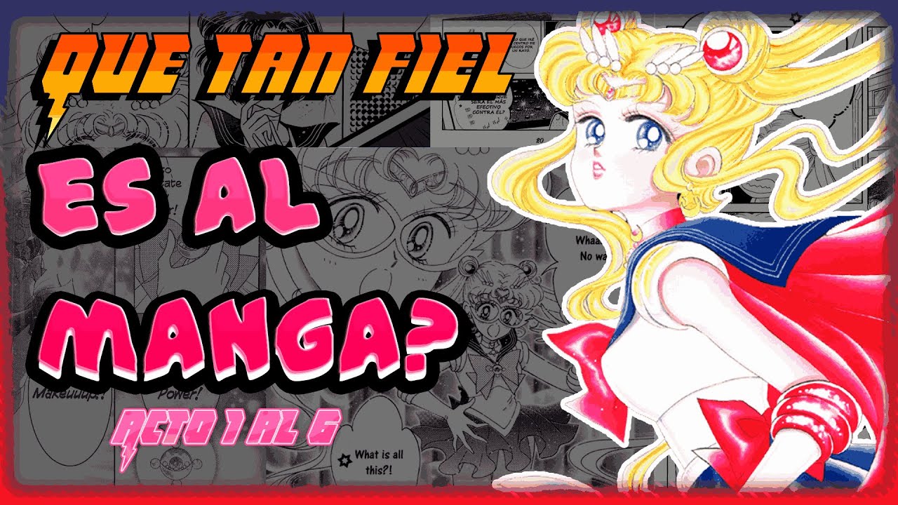 ¿Qué tan fiel es SAILOR MOON🌙 Crystal al manga📓?/Comparaciones Dark Kingdom Actos 1 al 6【SAMOTITA16】