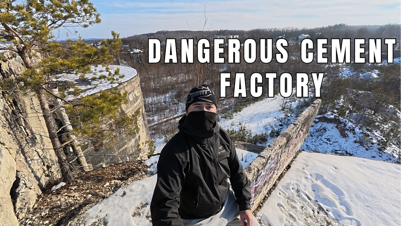 EXPLORING a DANGEROUS Abandoned Cement Factory