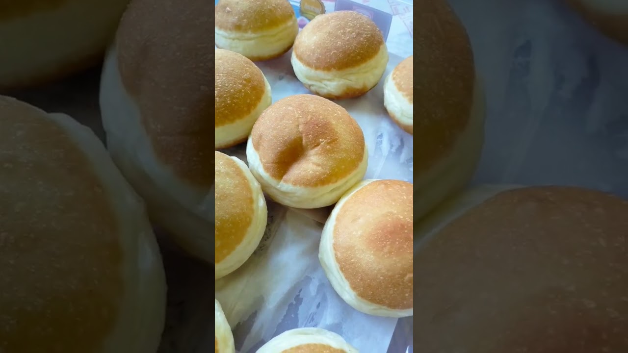 bikin donat bomboloni empuk lembut.... #donat #donatbomboloni #bomboloni