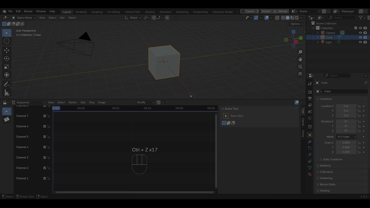 🔊 Как добавить звук в Blender | Работа с Audio в Video Sequencer 🎬