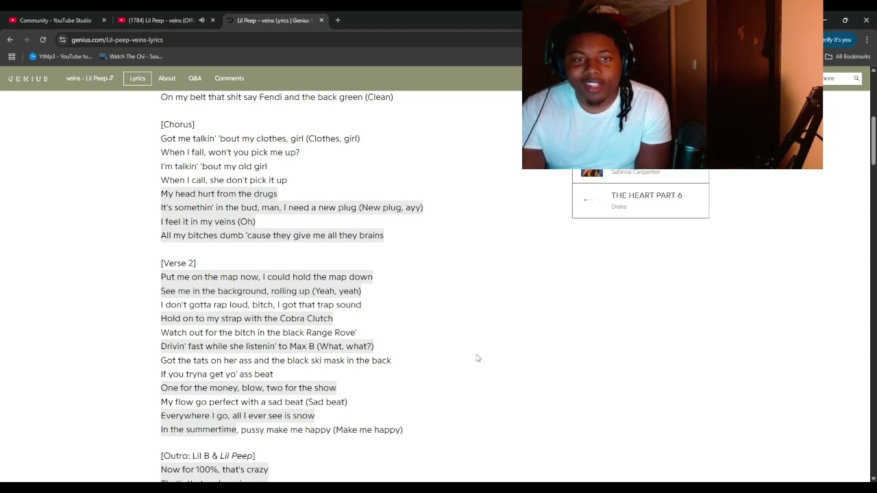 SpazzoReactz Reacts to Lil Peep - veins