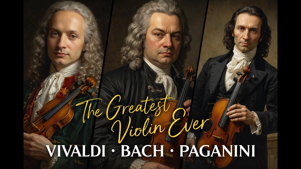 The Greatest Violin Ever 🎻 Timeless Music by Antonio Vivaldi, Paganini &  Bach