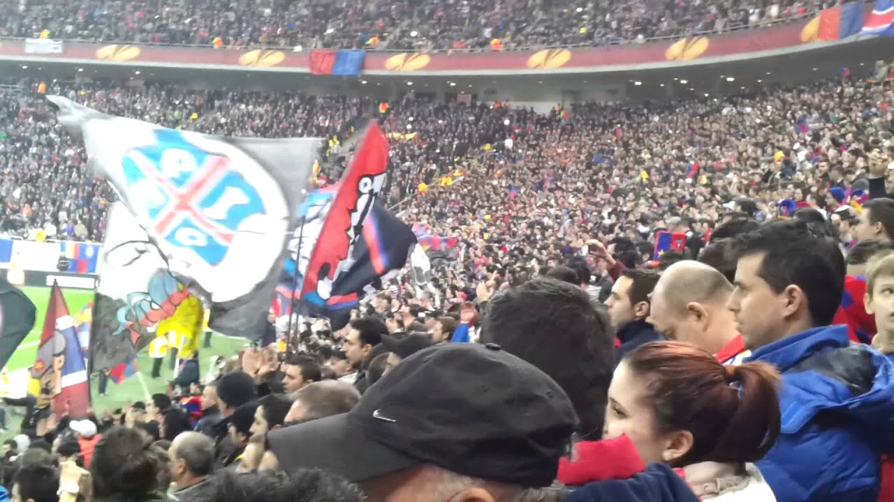STEAUA-CHELSEA 1-0 Inceput de meci ! ! !  Atmosfera incendiara 59.024 de fani ! ! !
