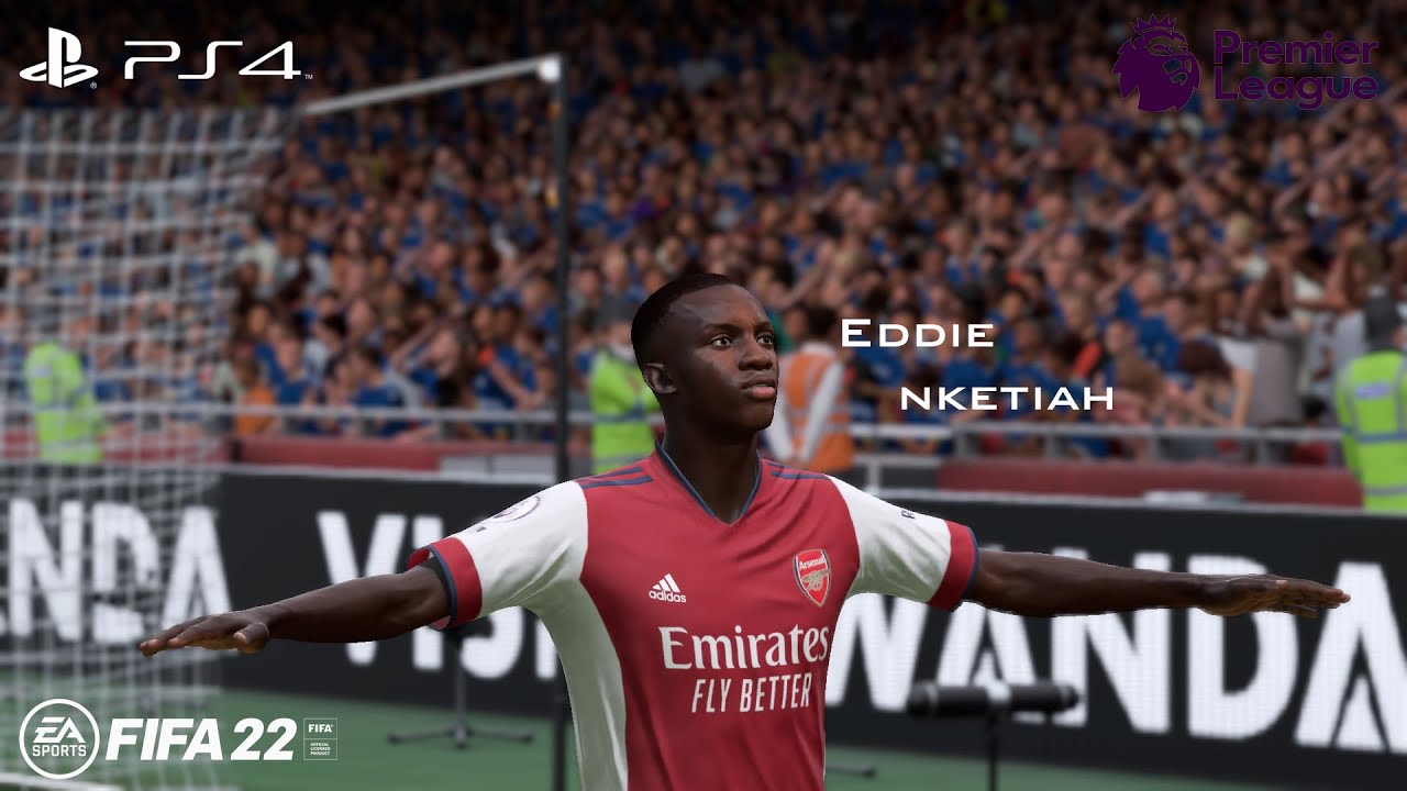 FIFA 22 - Arsenal vs Everton Premier League 2022 Full Match Gameplay PS4