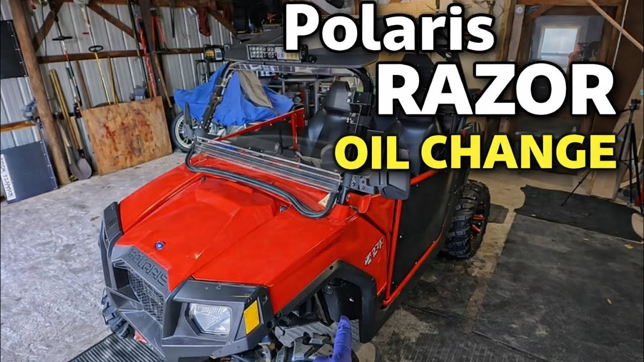 Polaris RZR 570 oil change 