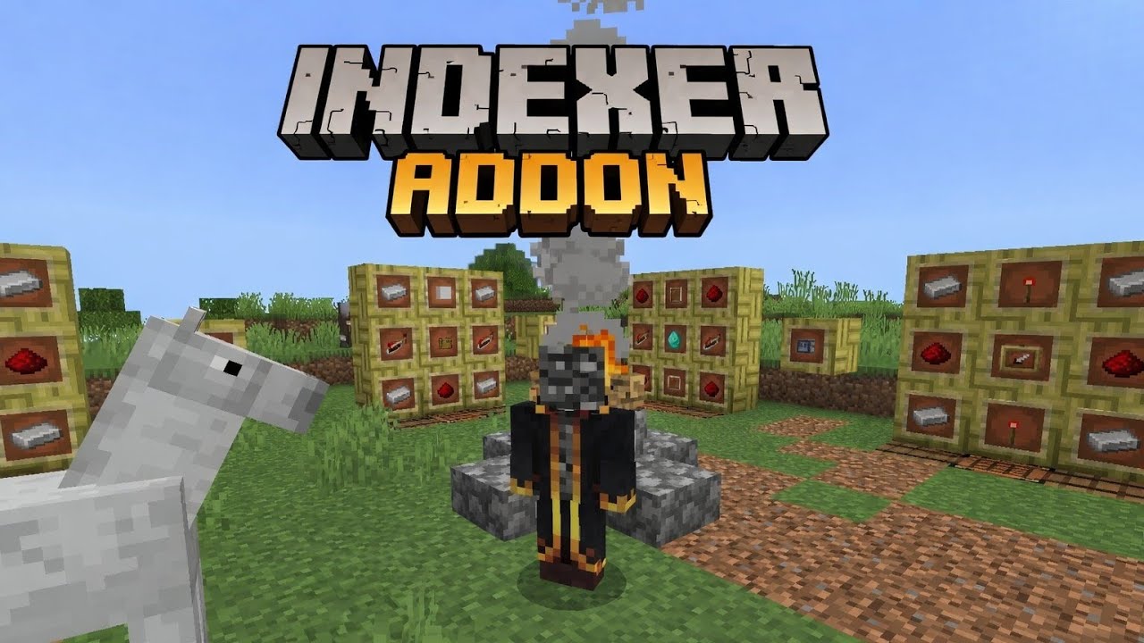 INDEXER ADDON PARA Minecraft bedrock 
