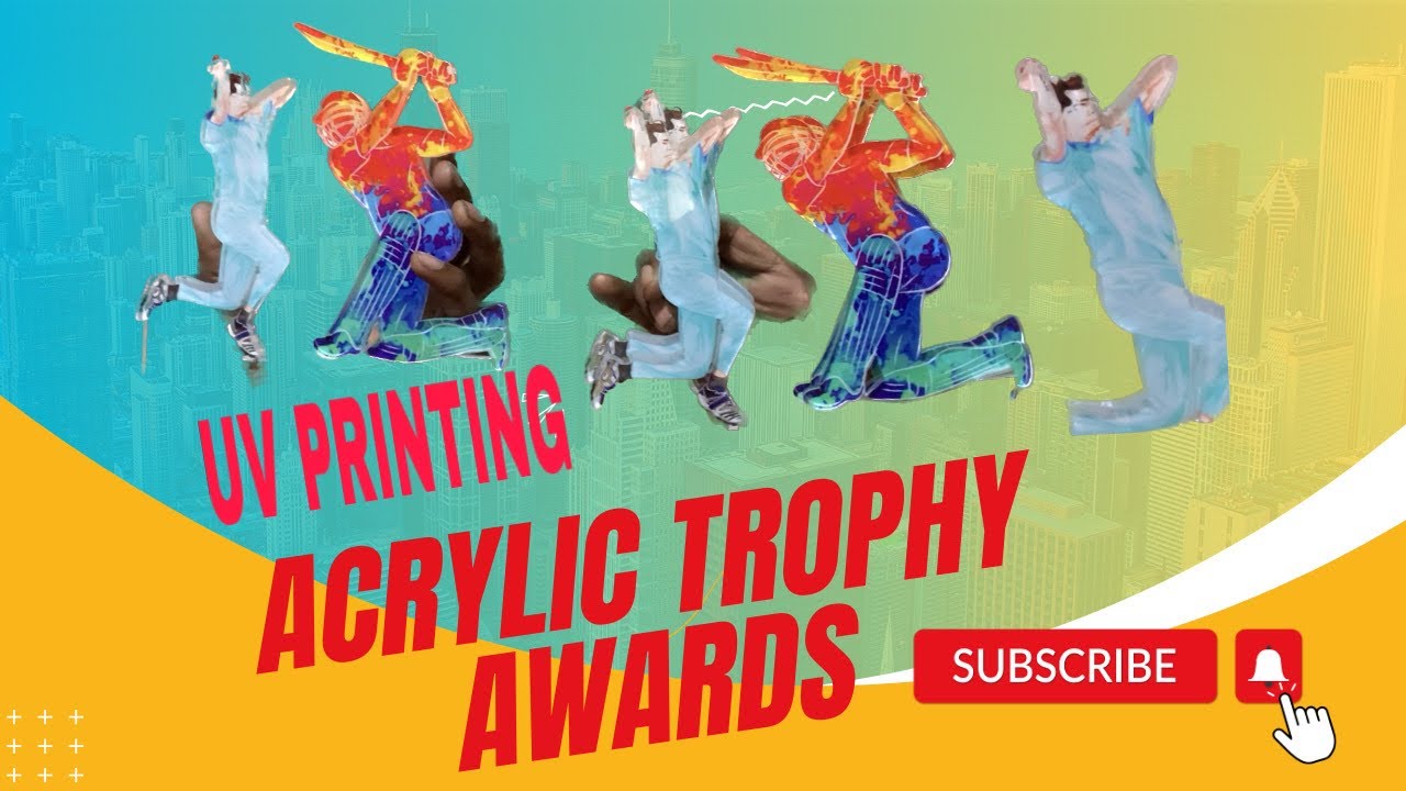 UV Print Acrylic Trophy Award