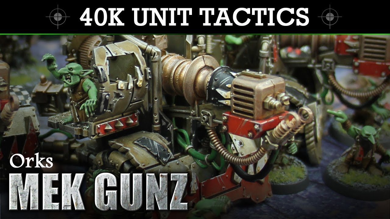 Full showcase and tactica for the Ork Mek Gunz for Warhammer 40,000 8th Edition!