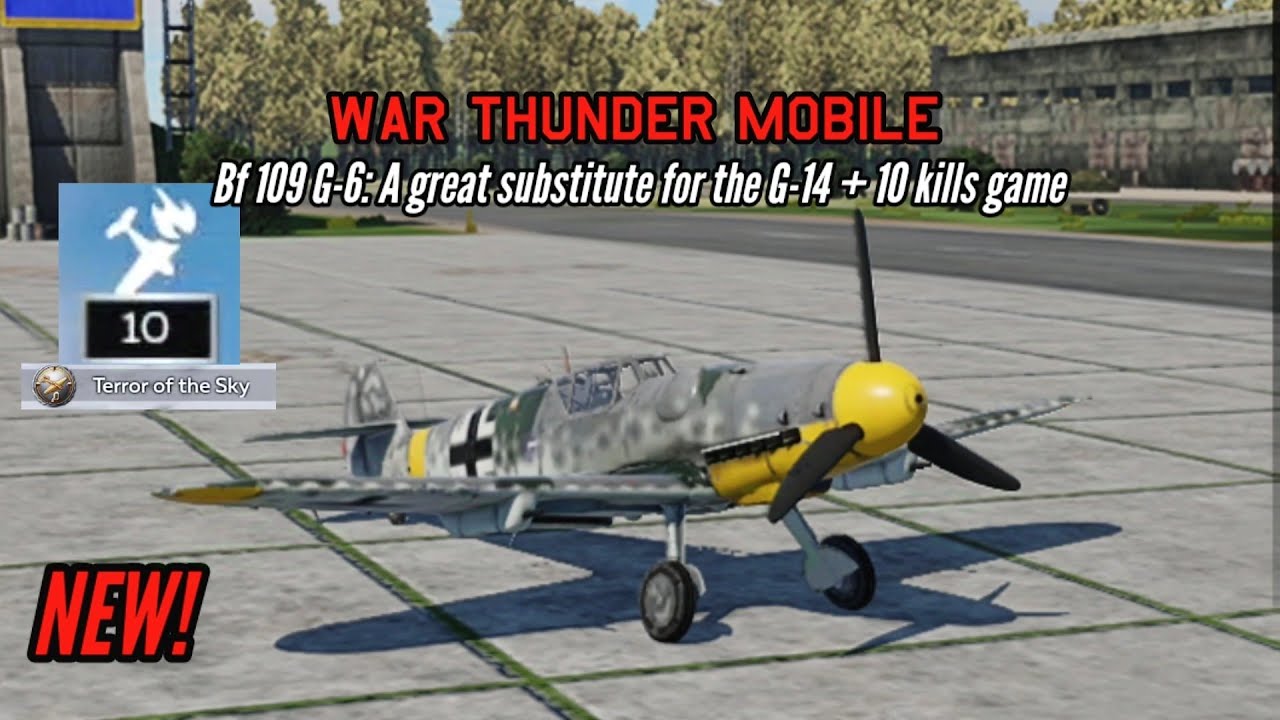 NEW! Bf 109 G-6: Definitely a good substitute for the G-14 - War Thunder Mobile