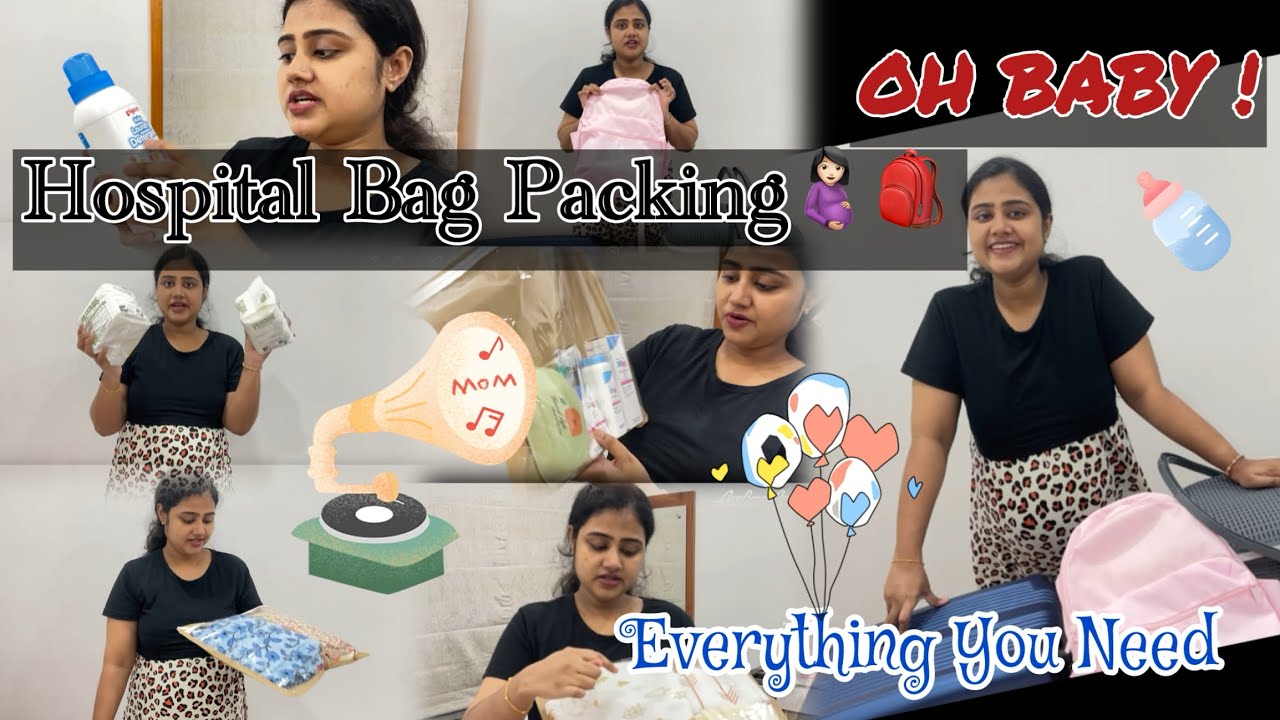 What’s in my HOSPITAL BAG??🤰🏻🧿❤️What to Pack?🥰#aashyaashish #hospitalbagessentials #momtobe #love 