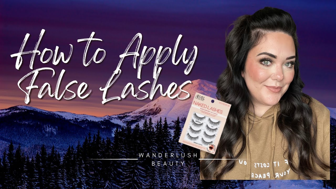 How to Apply False Lashes