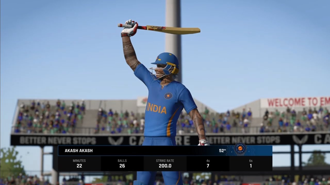 Career mode Vara level partnership Akash and Ishan Kishan good fifit me