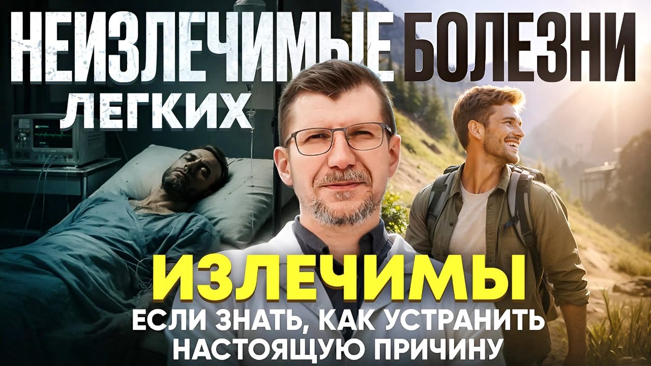 Единственный медицинский способ убрать ХОБЛ, астму, пневмофиброз, или значительно улучшить состояние