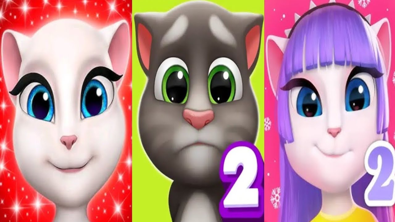 Angela 2 vs my talking tom 
