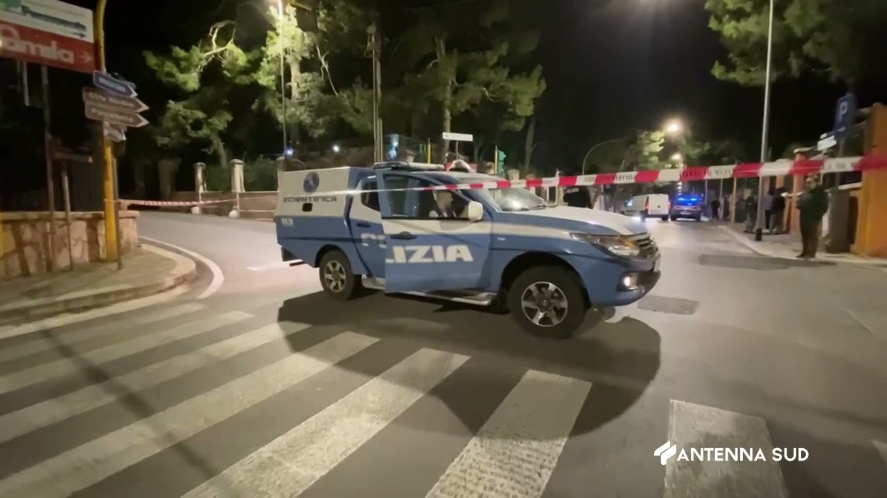 02 APRILE 2024   BARI   SPARATORIA A TORRE A MARE, MUORE IL NIPOTE DEL BOSS CAPRIATI