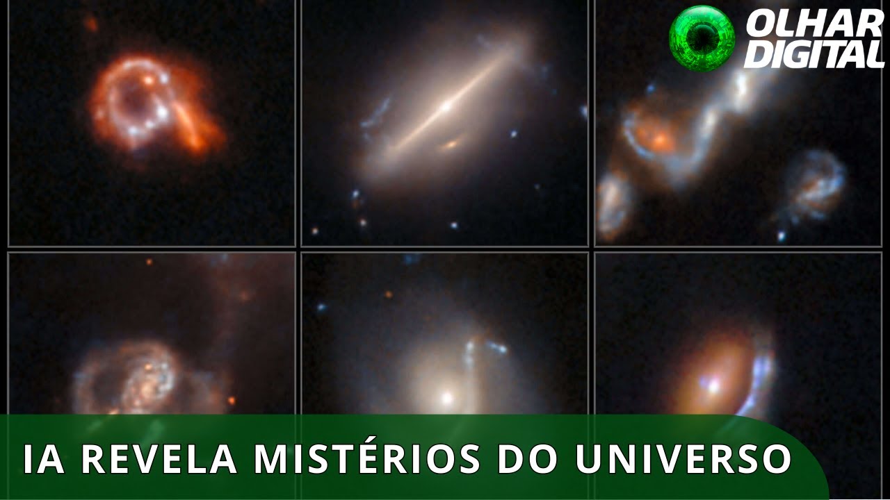 IA detecta centenas de anomalias cósmicas em imagens do Hubble