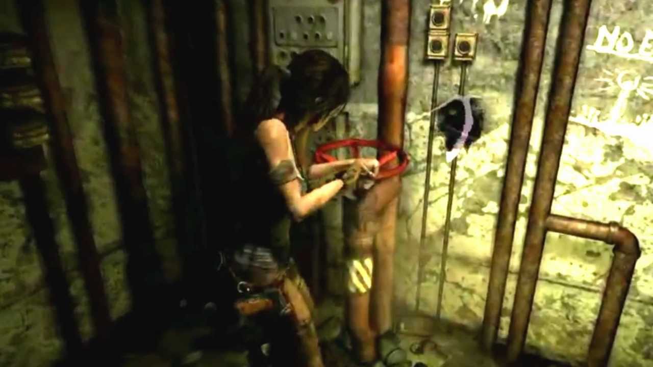Tomb Raider (2013) - Cry for help mission: Find the Communications Console (First Gas Puzzle)