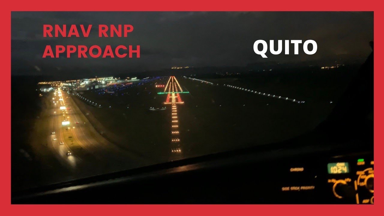 Aproximación Quito RNAV RNP (Quito RNAV RNP APPROACH) #aviación #aviation #quito #ecuador #piloto