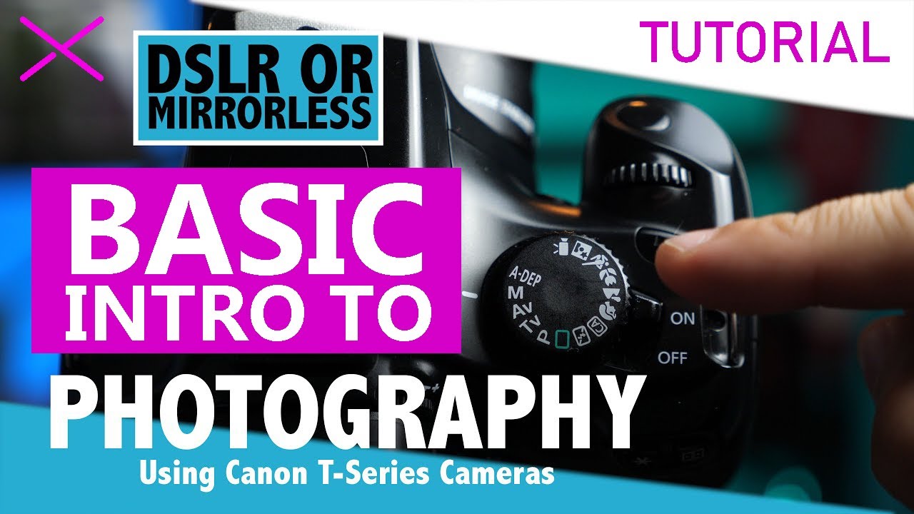 Базовое руководство по фотосъемке на камере Canon T3