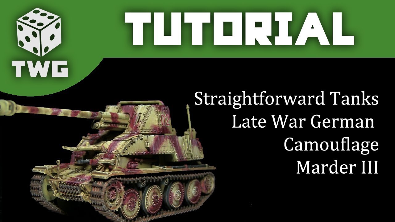 Bolt Action Tutorial: How To Paint WW2 Late War German Tanks -  Marder III
