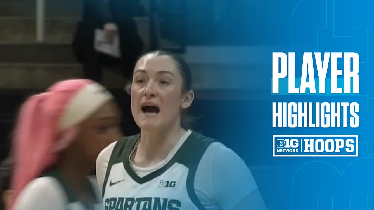 Grace Vanslooten 22 PTS 7 REB vs. Northwestern | Michigan State Women's Basketball | 02/18/2026