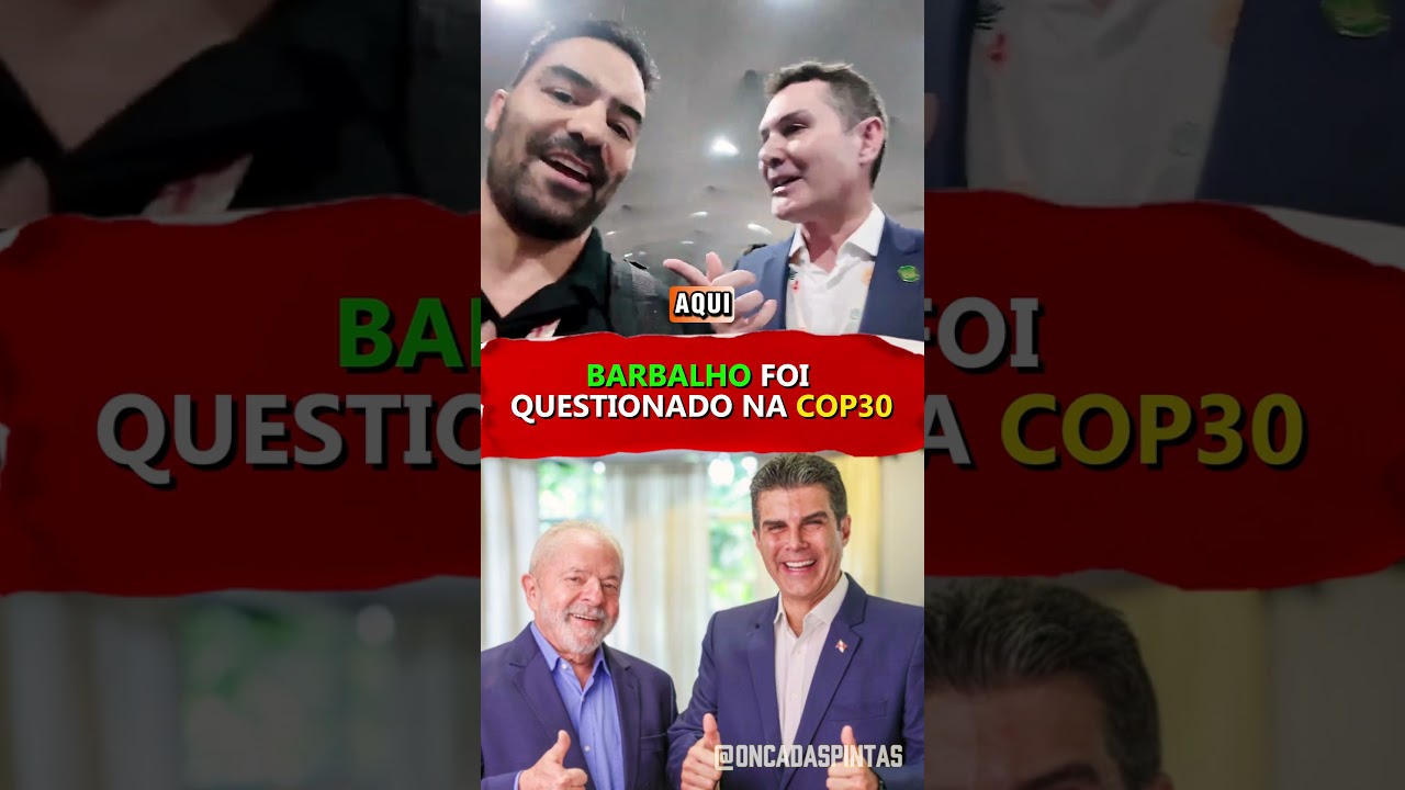 Arthur do Val questionando Barbalho na COP30 #cortesmbl #par&aacute; #bel&eacute;m #belemdopar&aacute;