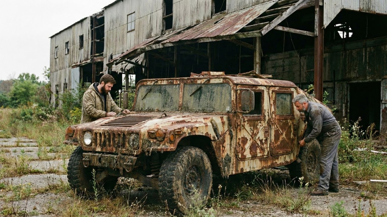 ASMR Vehicle Restoration! Full Restoration of a Humvee HMMWV from Total Disrepair to Looking New