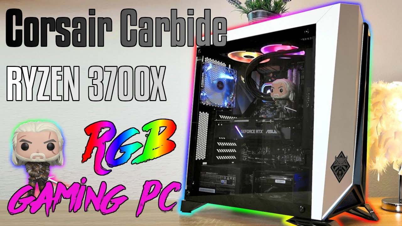 RGB Gaming PC | Corsair Carbide SPEC-OMEGA, ASUS ROG, RYZEN 3700X, RTX 2060, Hydro, selber bauen