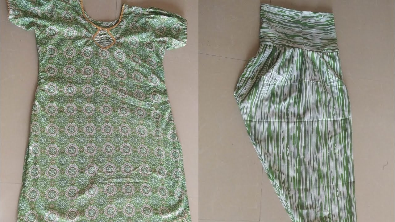 How to make chudidar cutting & stitching very easy method