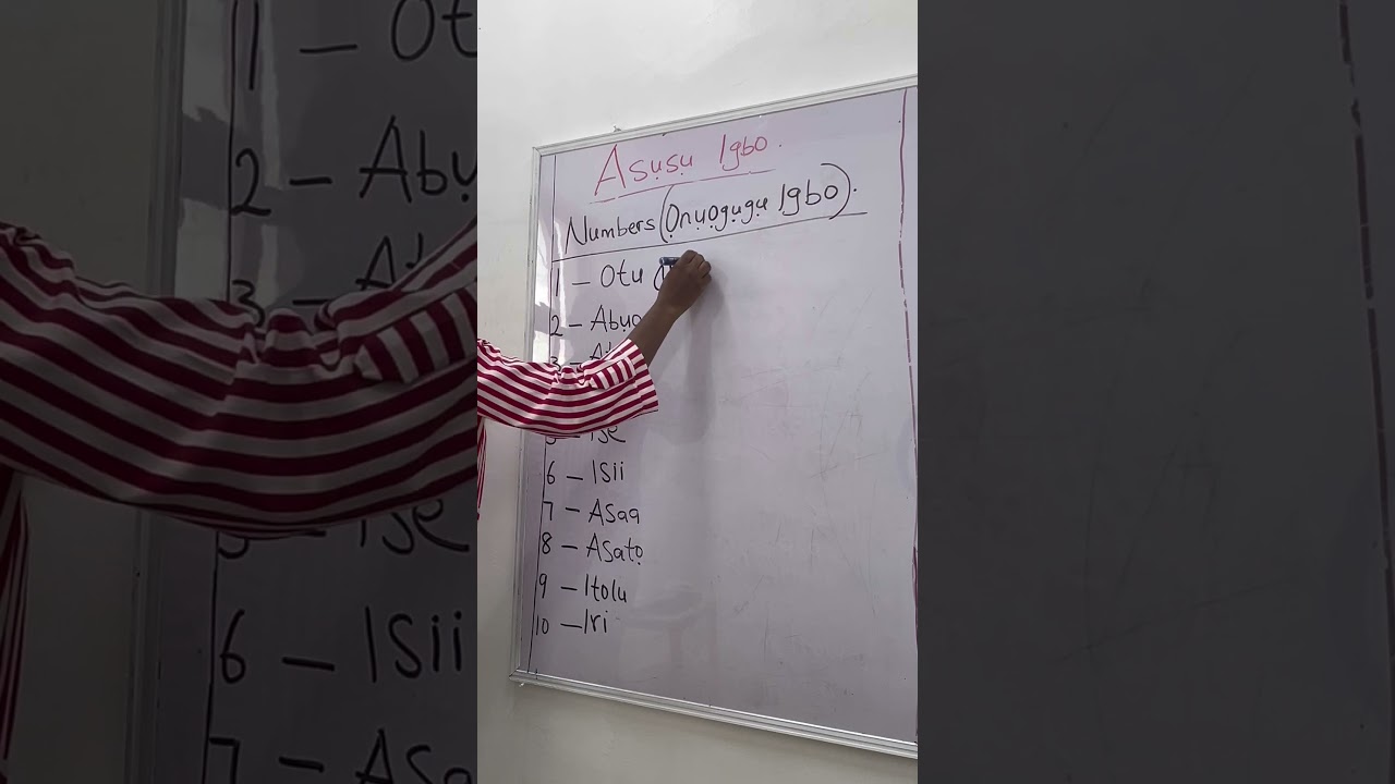 Counting of Numbers in Igbo #igbo #igbolanguage #learnigbo #numbers #igboamaka