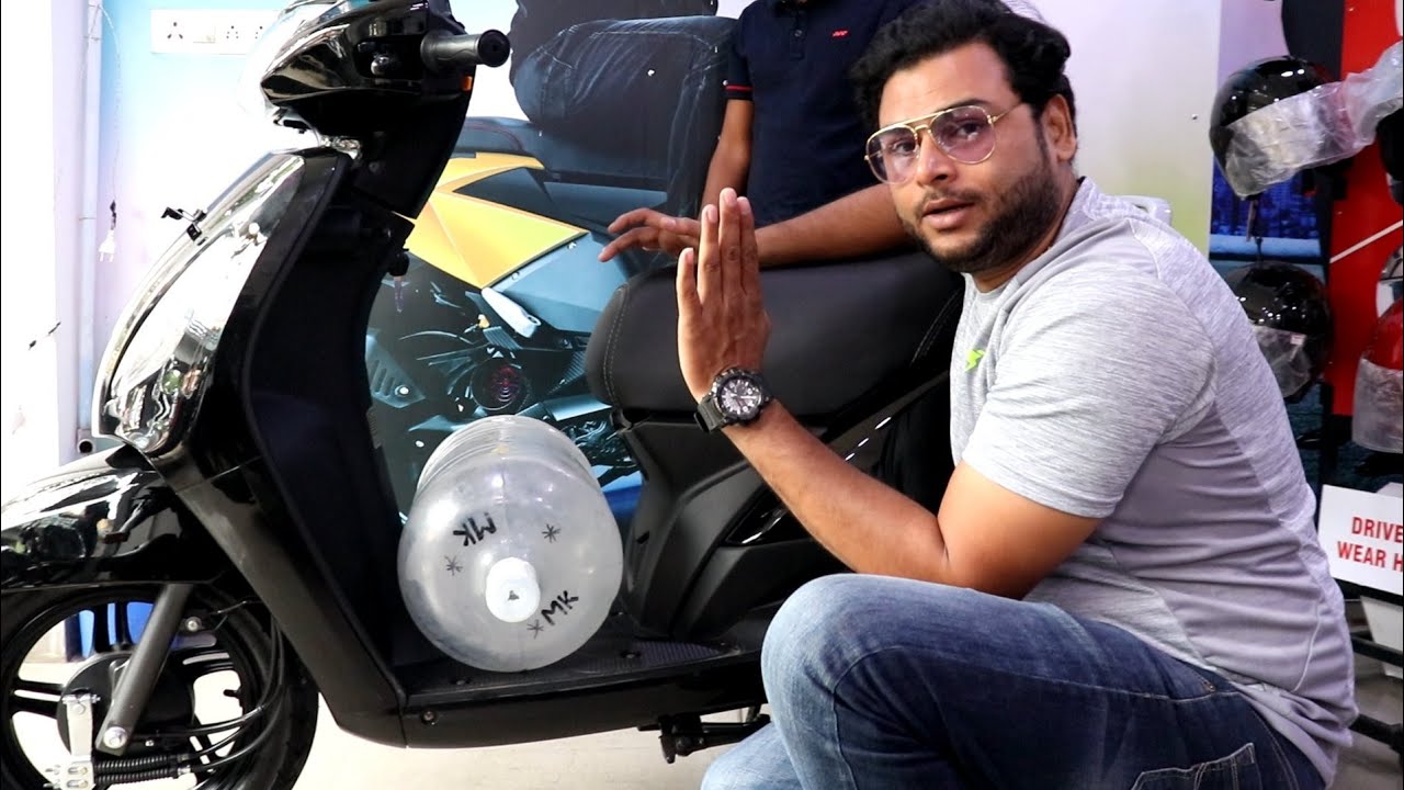 TVs Jupiter Standard model 2019 Practical Review | Compare To Honda Activa