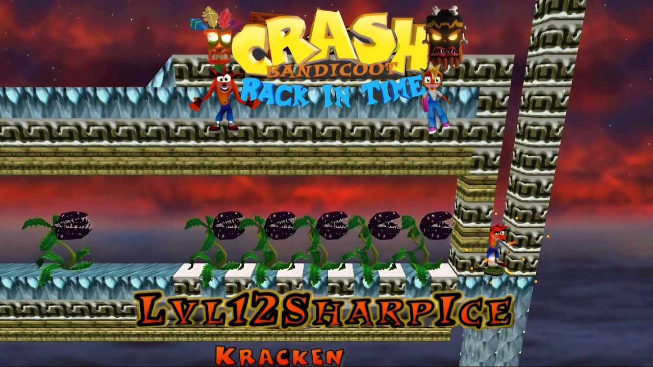 Crash Bandicoot - Фан-игра Back In Time: Пользовательский уровень: Sharp Ice от Kracken