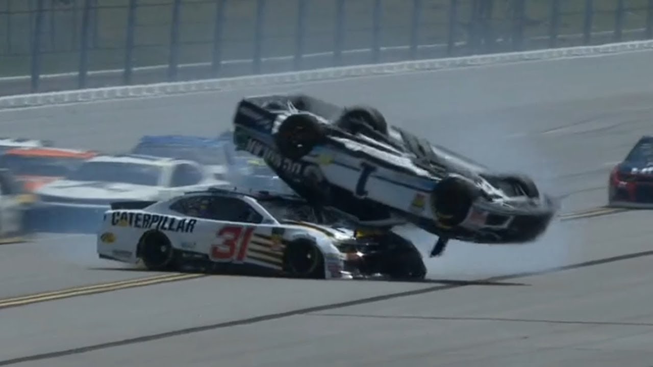 Nascar - Talladega - 2018 - Crash Compilation