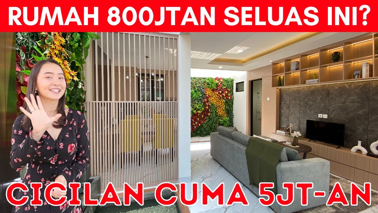 RUMAH CUMA 800 JUTAAN SELUAS INI?? - TOSCANA PARKVILLE SERPONG