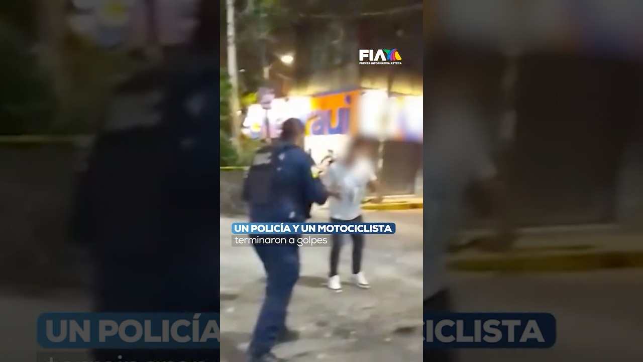 Un intento de multa vial se convierte en pelea a golpes con el infractor en la CDMX