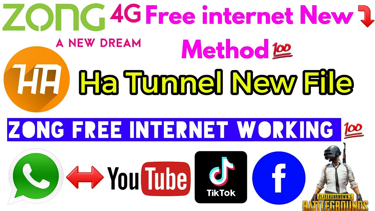 Zong Ha Tunnel New File | Zong Free internet New File | Zong Vpn Not Connecting problem solved