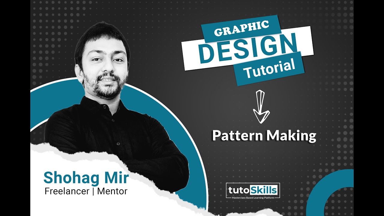 Learn how to make colorful pattern in adobe photoshop | Graphic Design Tutorial | Tutoskills