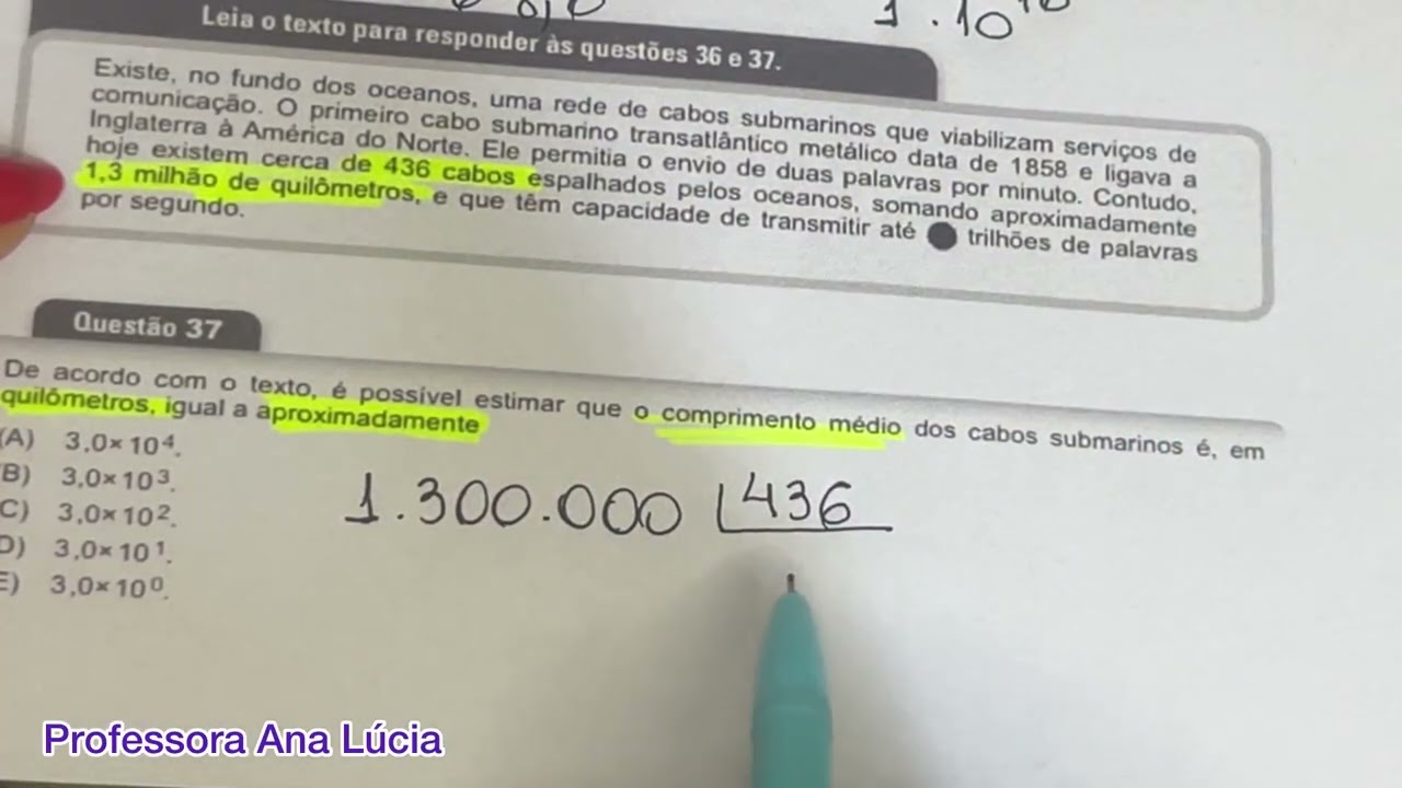 VESTIBULINHO ETEC- Existe no fundo dos oceanos 🌊 #vestibulinhoetec #matematika #maths #deusnocomando