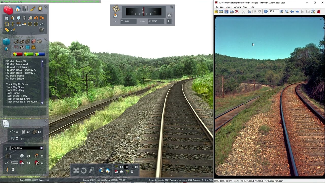 Train Simulator Route Creation Tutorial 009 Scenery Tips - Mileposts And Adding Scenery