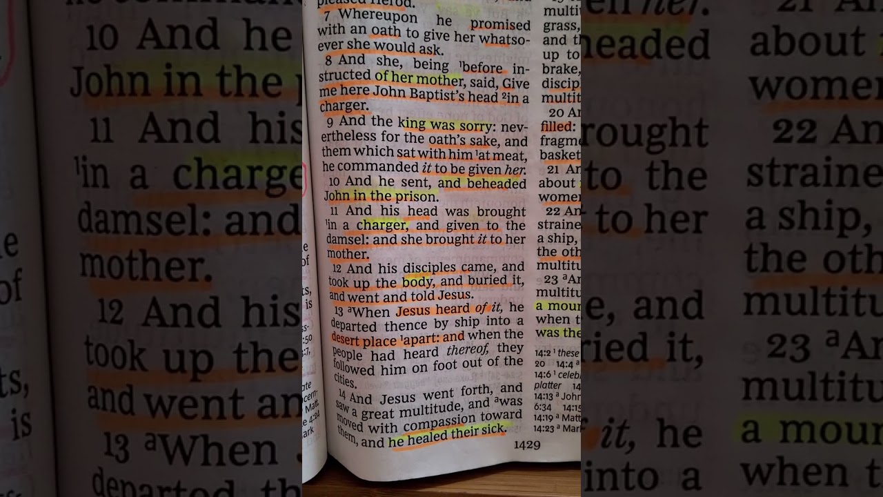 SMRF Thur & Fri 22nd & 23rd Jan 2026 📖 📕 Matthew 13:10-50 & 14 & 15:1-15 Donations 👀 below!