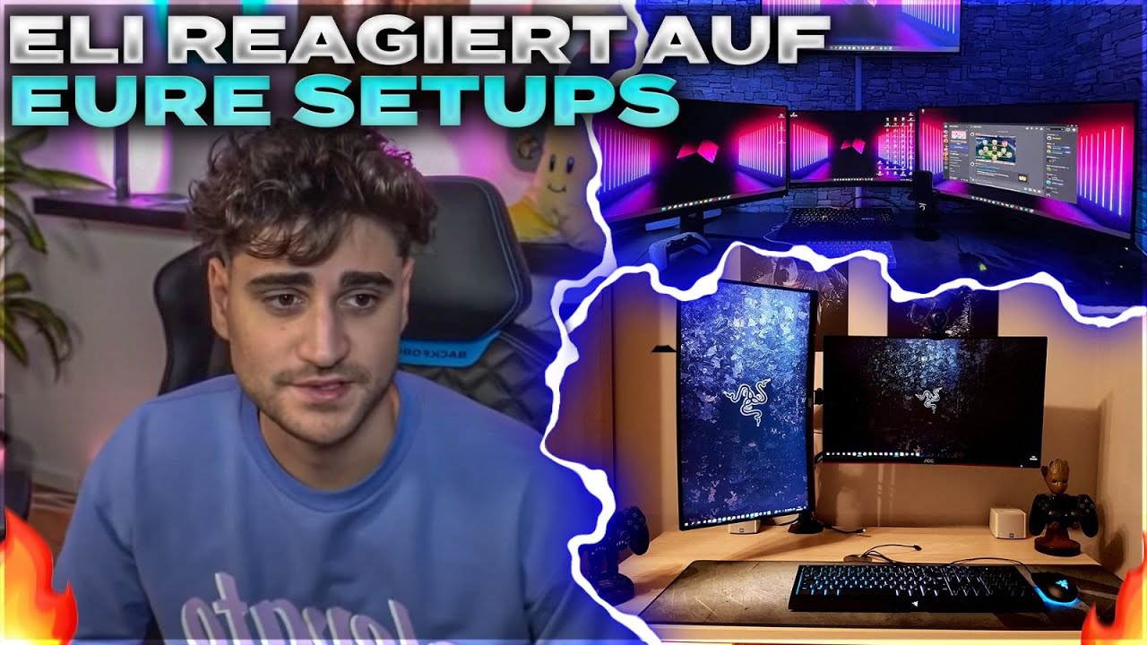 ELI REAGIERT AUF EURE GAMING SET UP&lsquo;S!🔥🖥
