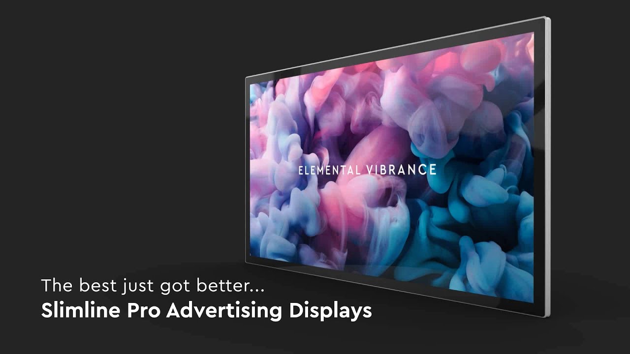 Slimline Pro Advertising Displays