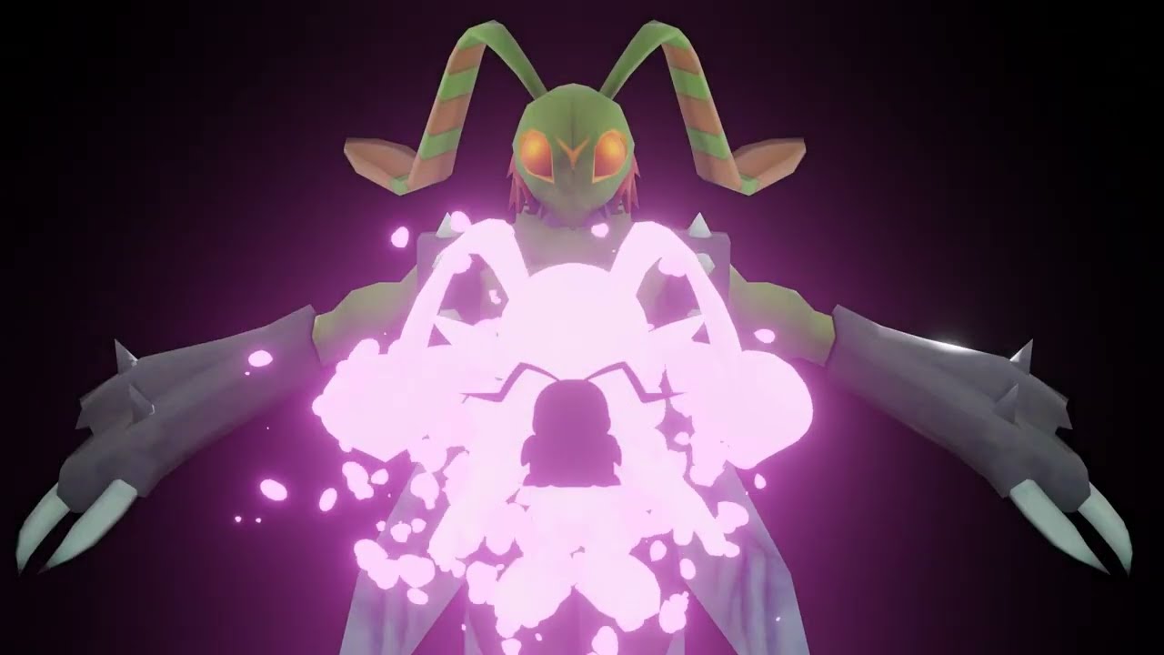 Wormmon Armor Digivolves with Digi-egg (Digimental) of Kindness