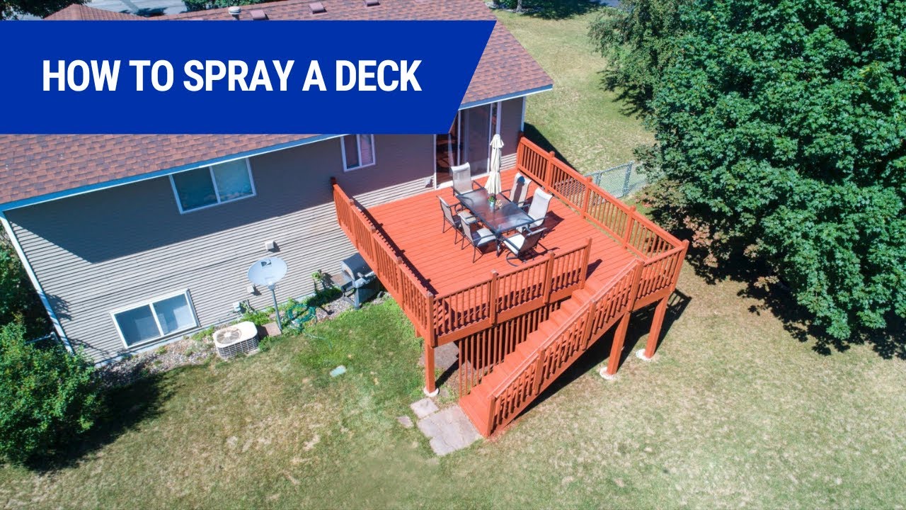 How to Spray a Deck