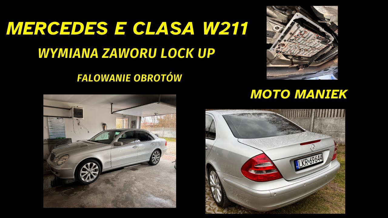 Mercedes E-Clasa W211 wymina zaworu Lock-Up, konwerter 722.6