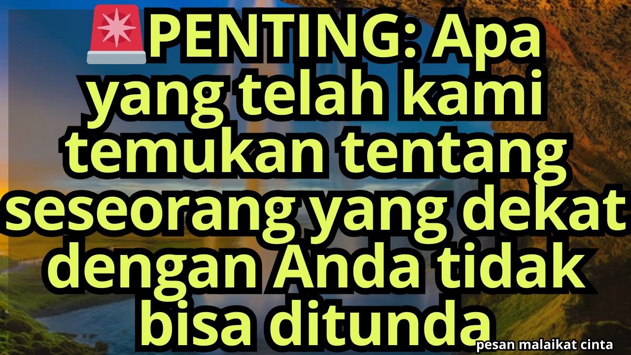 🚨PENTING: Apa yang telah kami temukan tentang seseorang yang dekat dengan Anda tidak bisa ditunda