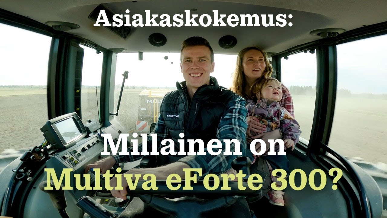 Asiakaskokemus Multiva eForte 300 -kylvölannoittimesta
