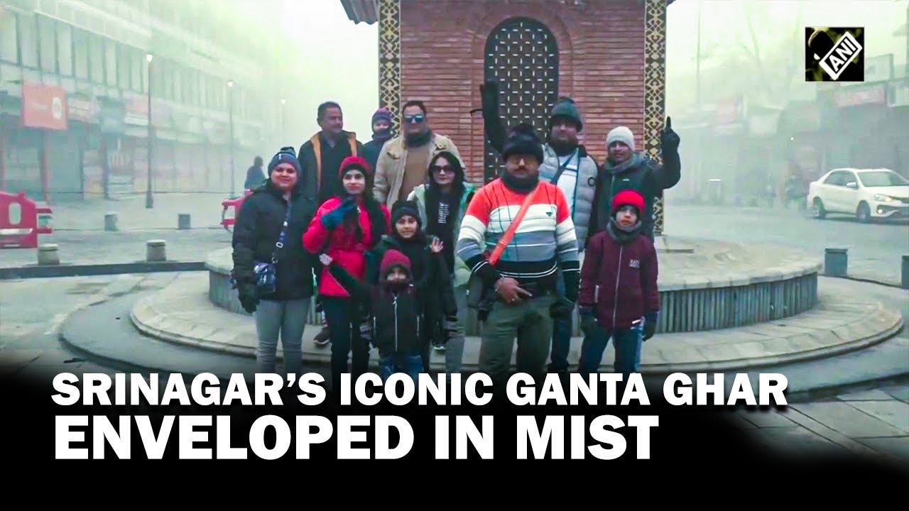 Srinagar’s iconic Ganta Ghar enveloped in mist offers breathtaking views to tourists