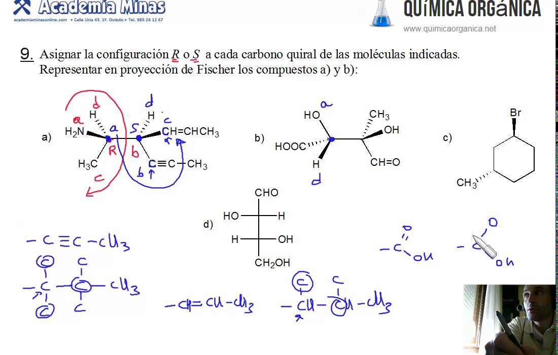LA QUÍMICA ORGÁNICA EN PROBLEMAS. 9-NOTACIÓN R-S