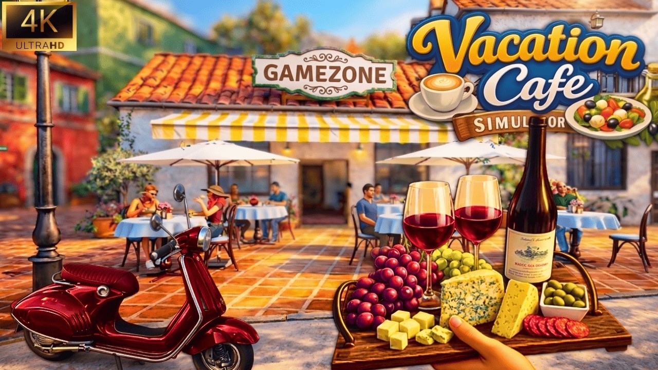 Vacation Cafe Simulator Gameplay: Building My Dream Italian Restaurant [4K 60FPS | No Commentary]